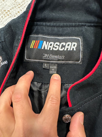 Kyle Busch M&M's JH Design NASCAR Racing Jacket Large patches Mars 2017