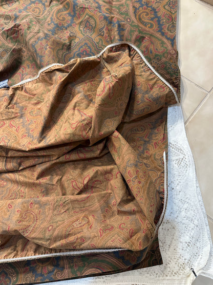 RALPH LAUREN Paisley Twin Sheet fitted flat Set Vintage Brianna Elizabeth