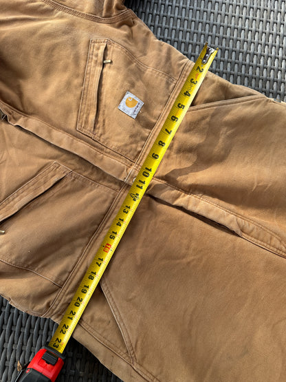 Carhartt Coverall 46 Short Quilt Insulated bib Union X01