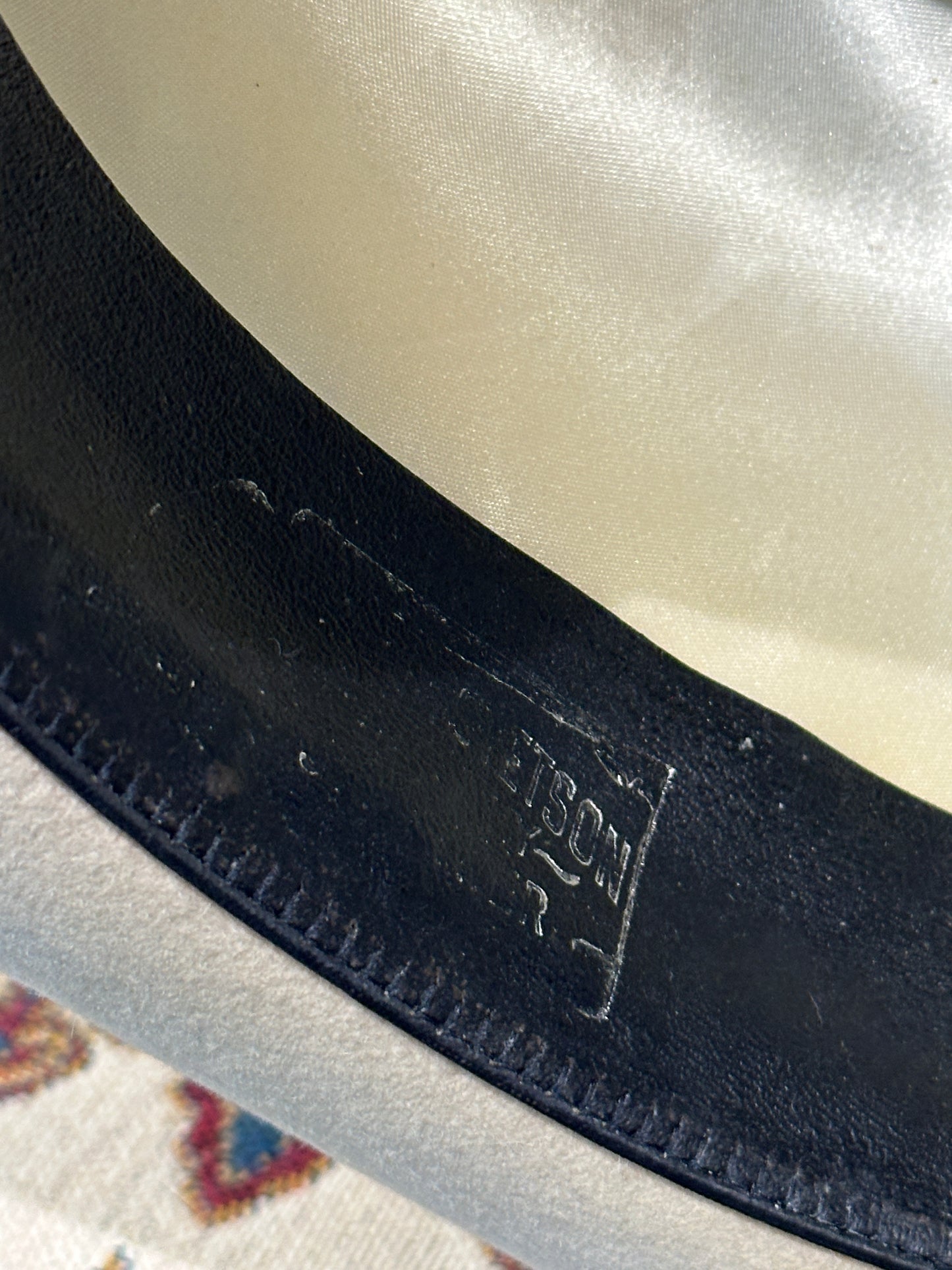 Vintage Stetson cowboy hat 6 7/8 3x Beaver USA xxx John B