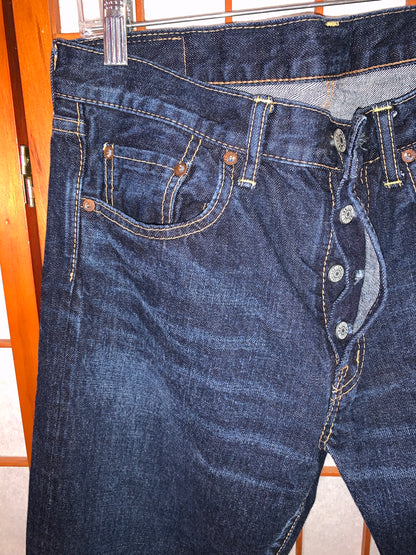 Japanese Selvedge Jeans, Omnigod Orange Line