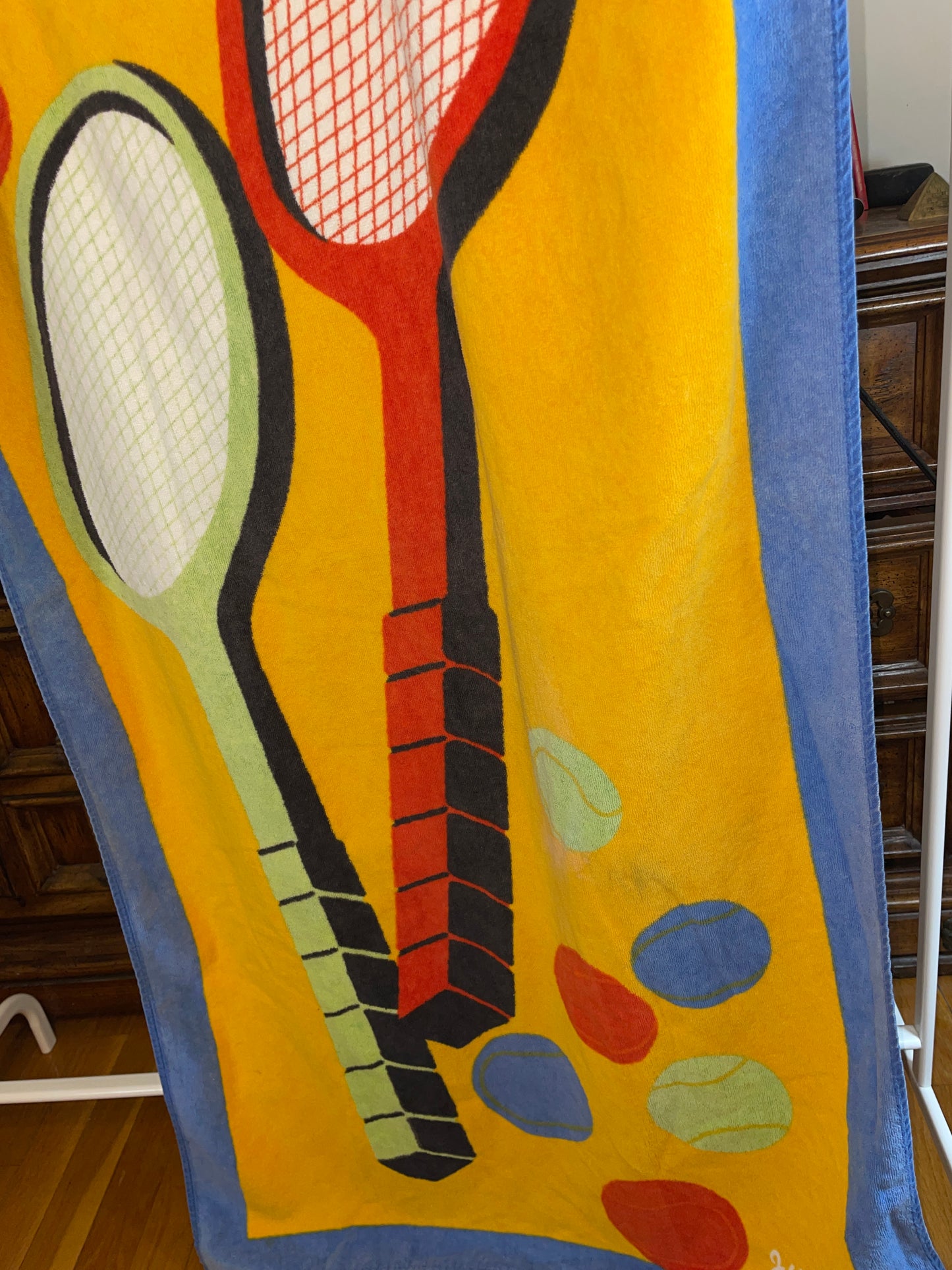 Bold Tennis Towel by Juana