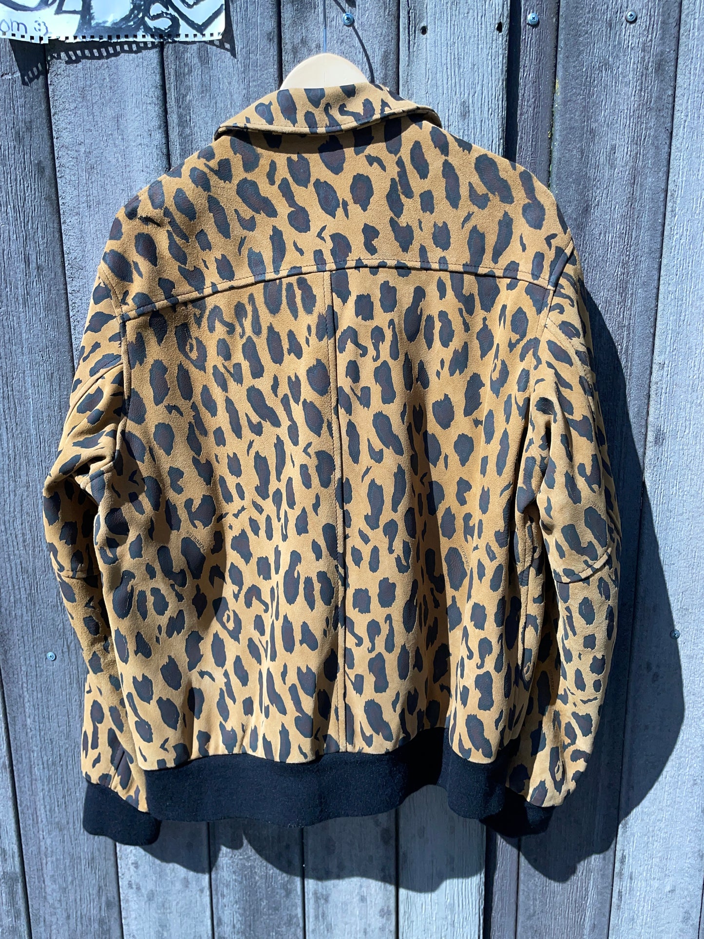 Goat Suede Leopard Jacket ¿¿ . Schott x Supreme