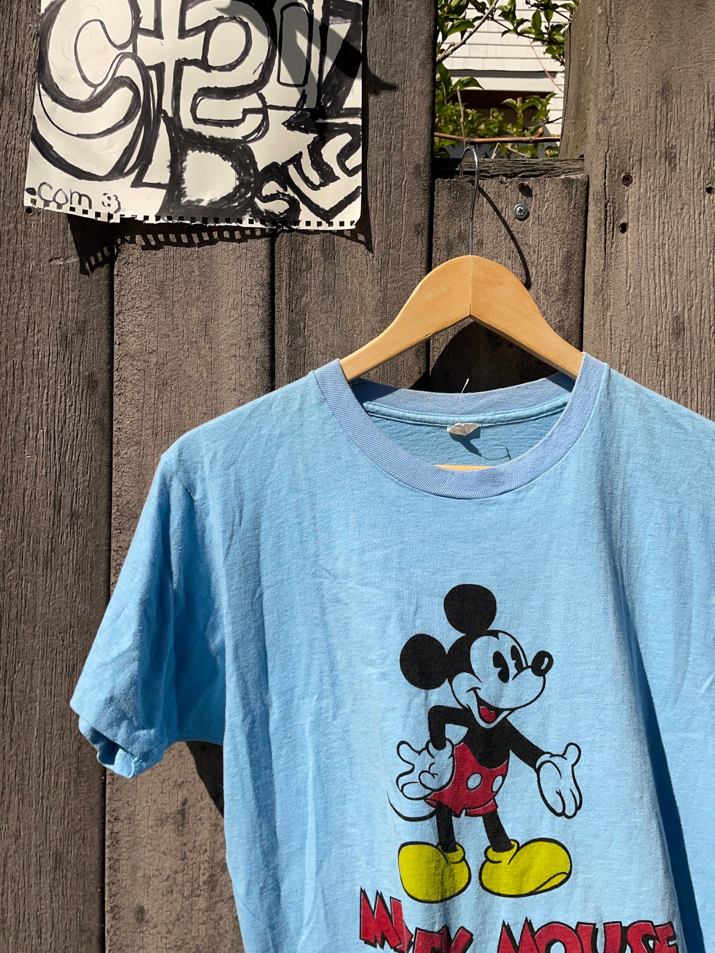 Mickey's Backside Blue Shirt