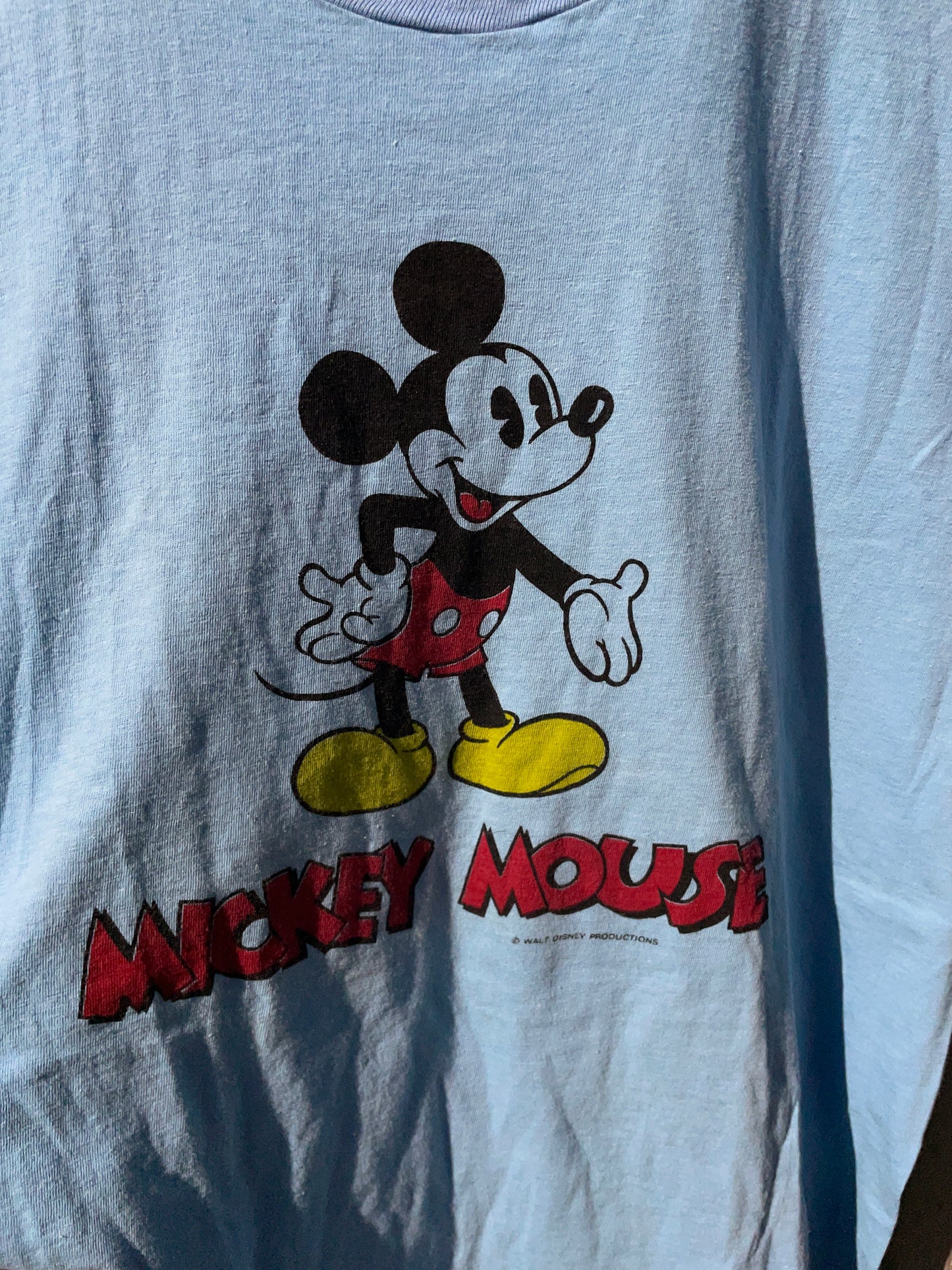 Mickey's Backside Blue Shirt