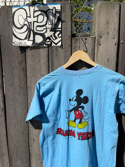 Mickey's Backside Blue Shirt