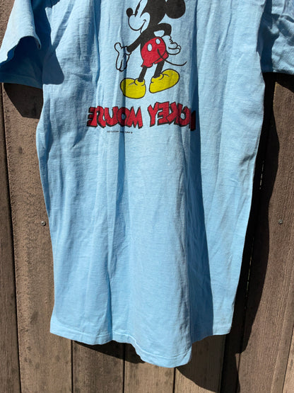 Mickey's Backside Blue Shirt