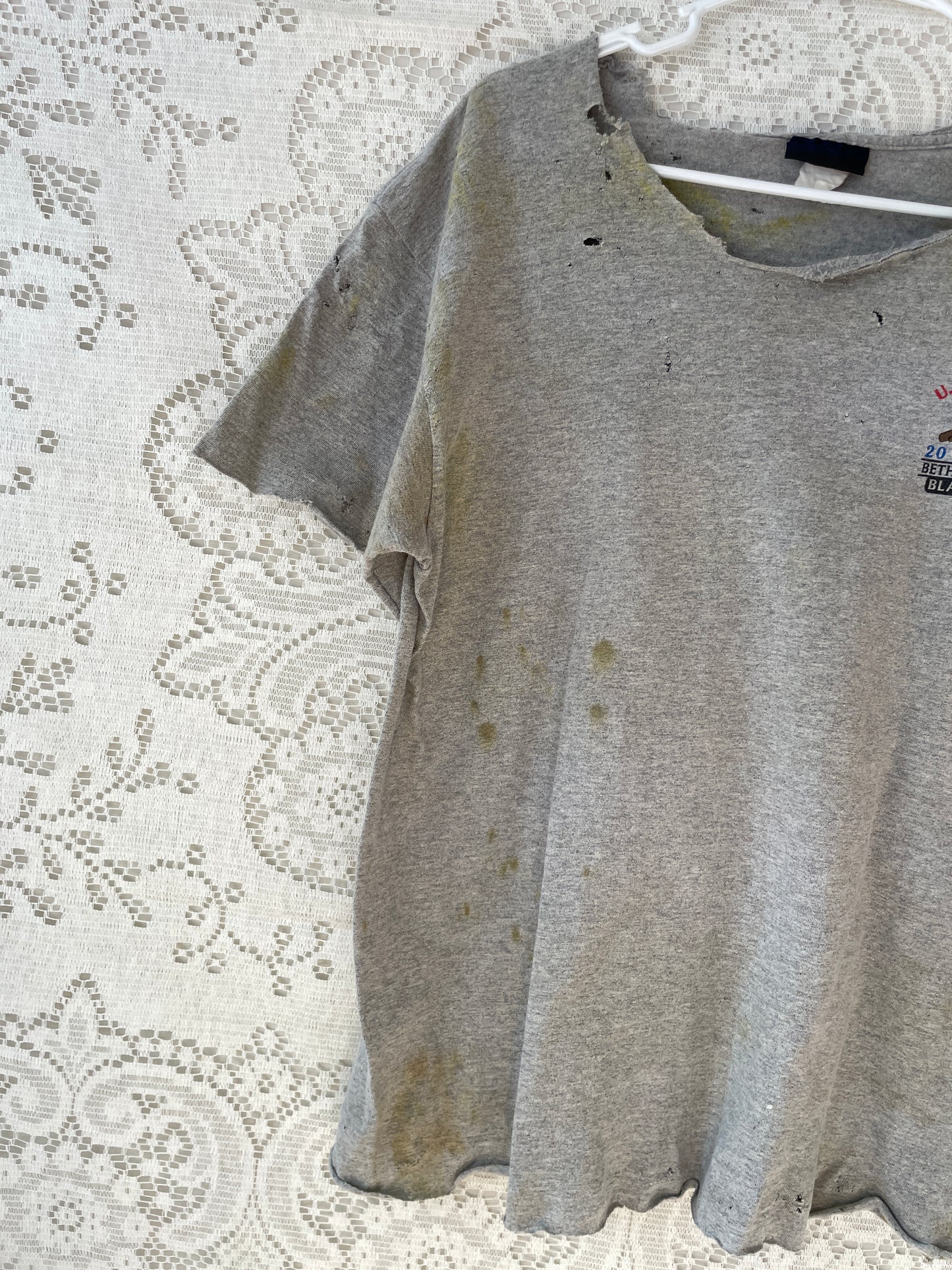 WARNING: Golf THRASHED Me Natural Dye Shirt