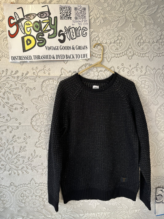 Bedwin & The Heartbreakers Black Knit Wool Sweater 5