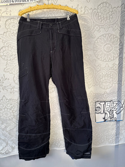 Snow Pants Medium Patagonia 12 Women Snow Black cargo