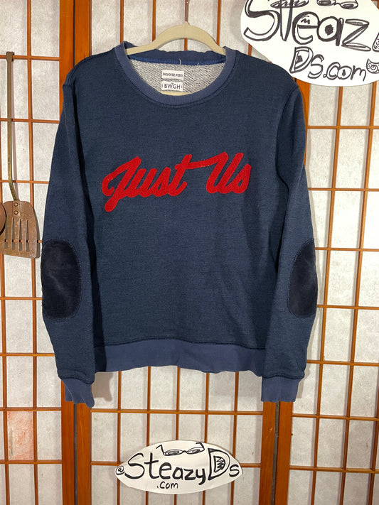 Ronnie Fieg BWGH Sweater Medium New York Just Us Elbow Patch