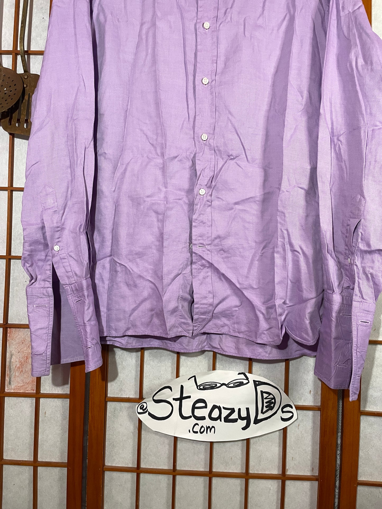 Smooth Purple Jazz French Cuff Shirt