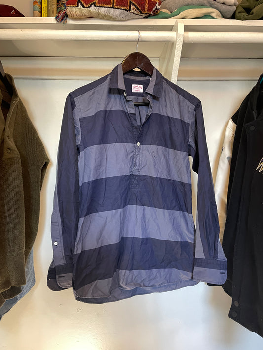 Joker Striped Shirt, Purple Indigo? Henley