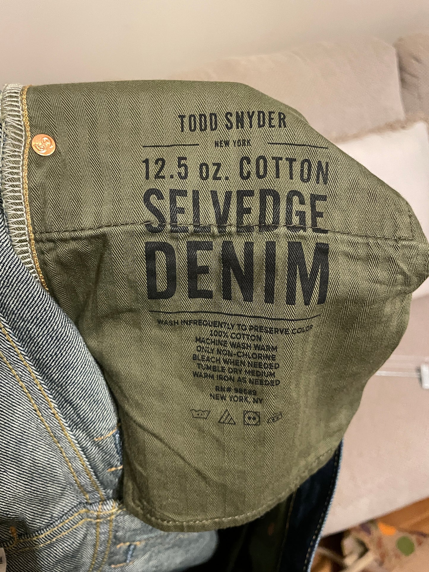 Raw Todd Selvedge Jeans 32