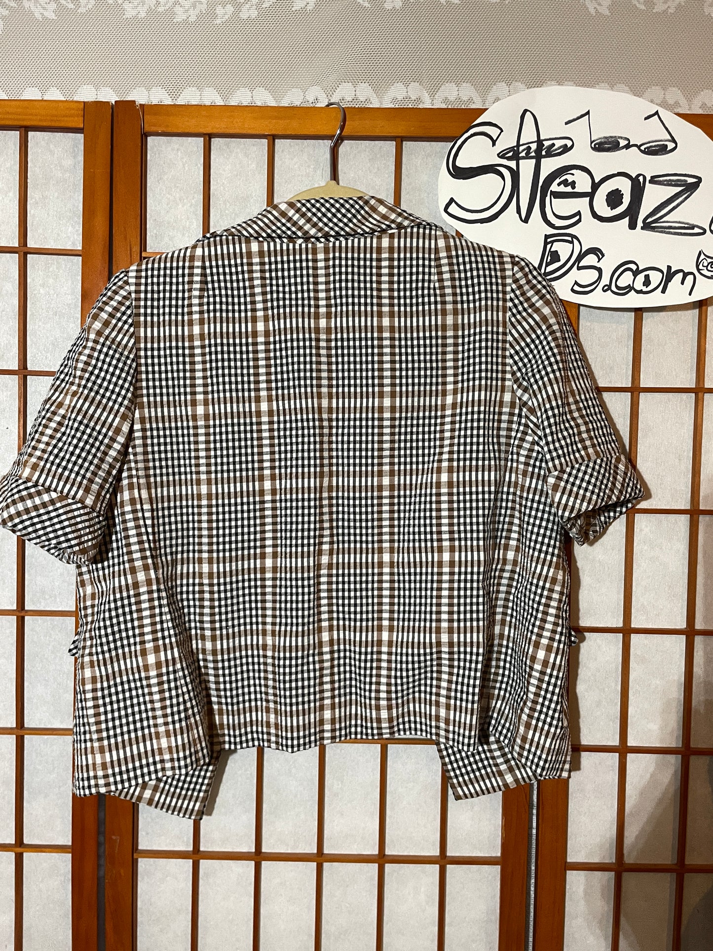 Crispy Clear Seersucker Shirt Jacket