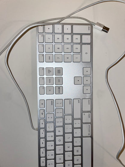 Apple Keyboard A1243 Wire Mac USB keypad extension cord Genuine