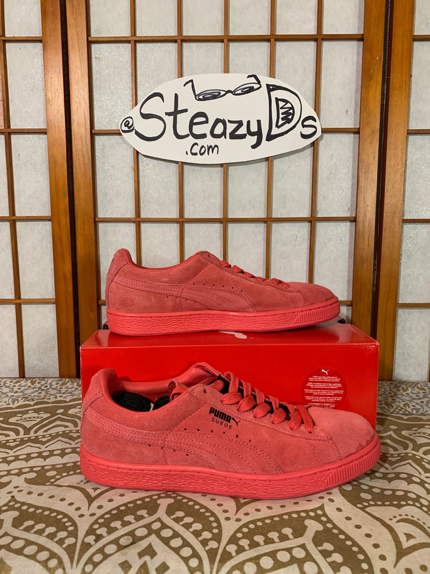 Teaberry Classic Suede Sneakers, Puma 9