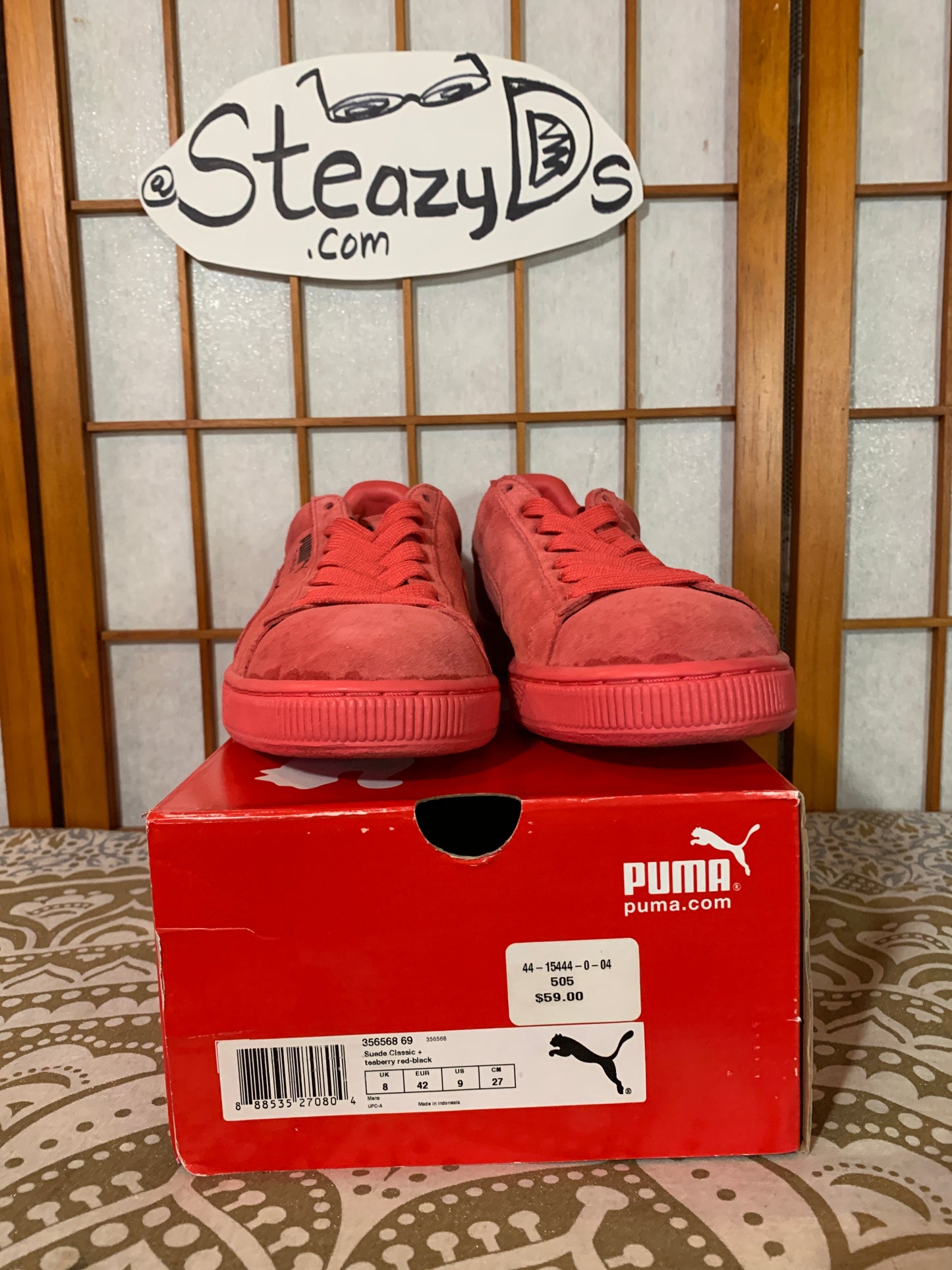 Teaberry Classic Suede Sneakers, Puma 9