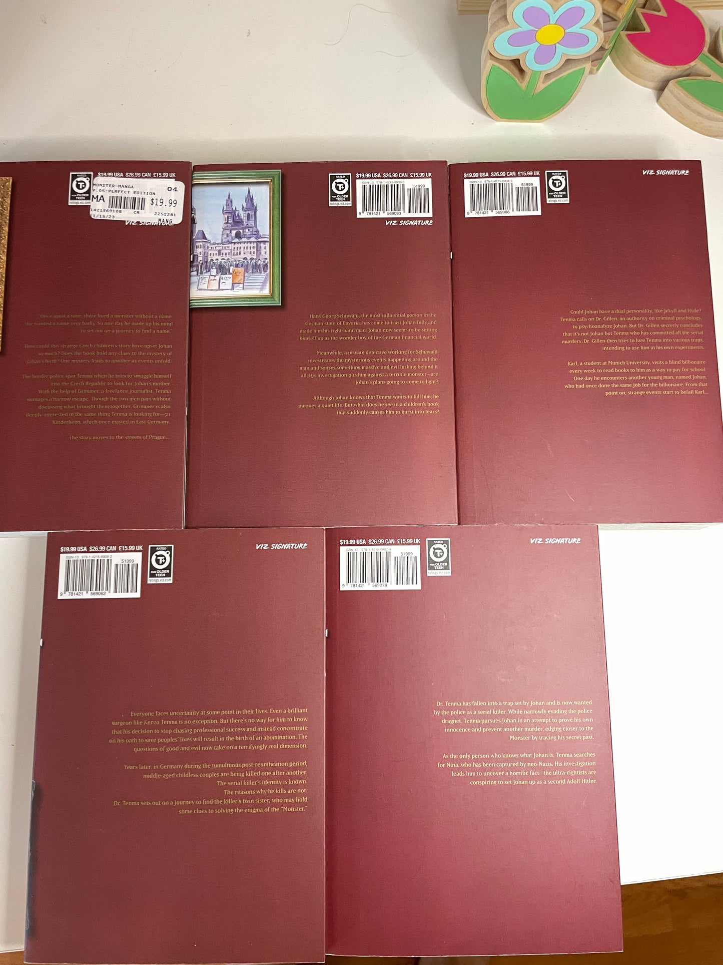 MONSTER Perfect Edition 1-5 Naoki Urasawa