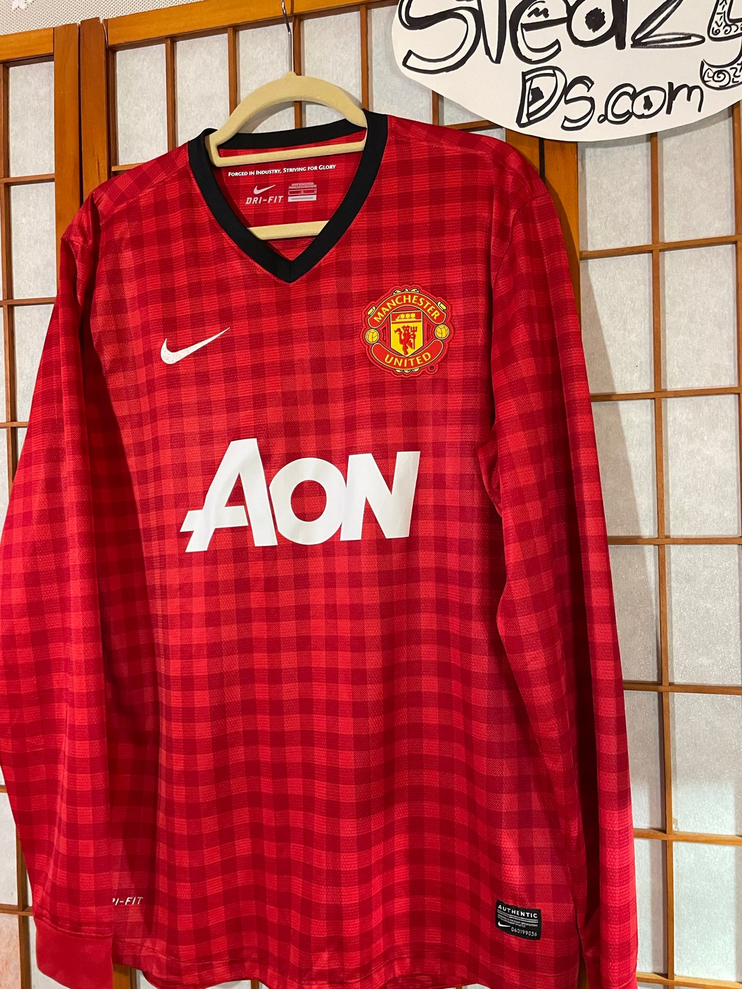 Manchester Buffalo Plaid - Wayne Rooney Jersey