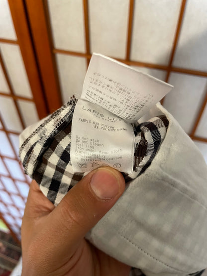 LAPIS LUCE BEAMS pants 38 Japanese plaid