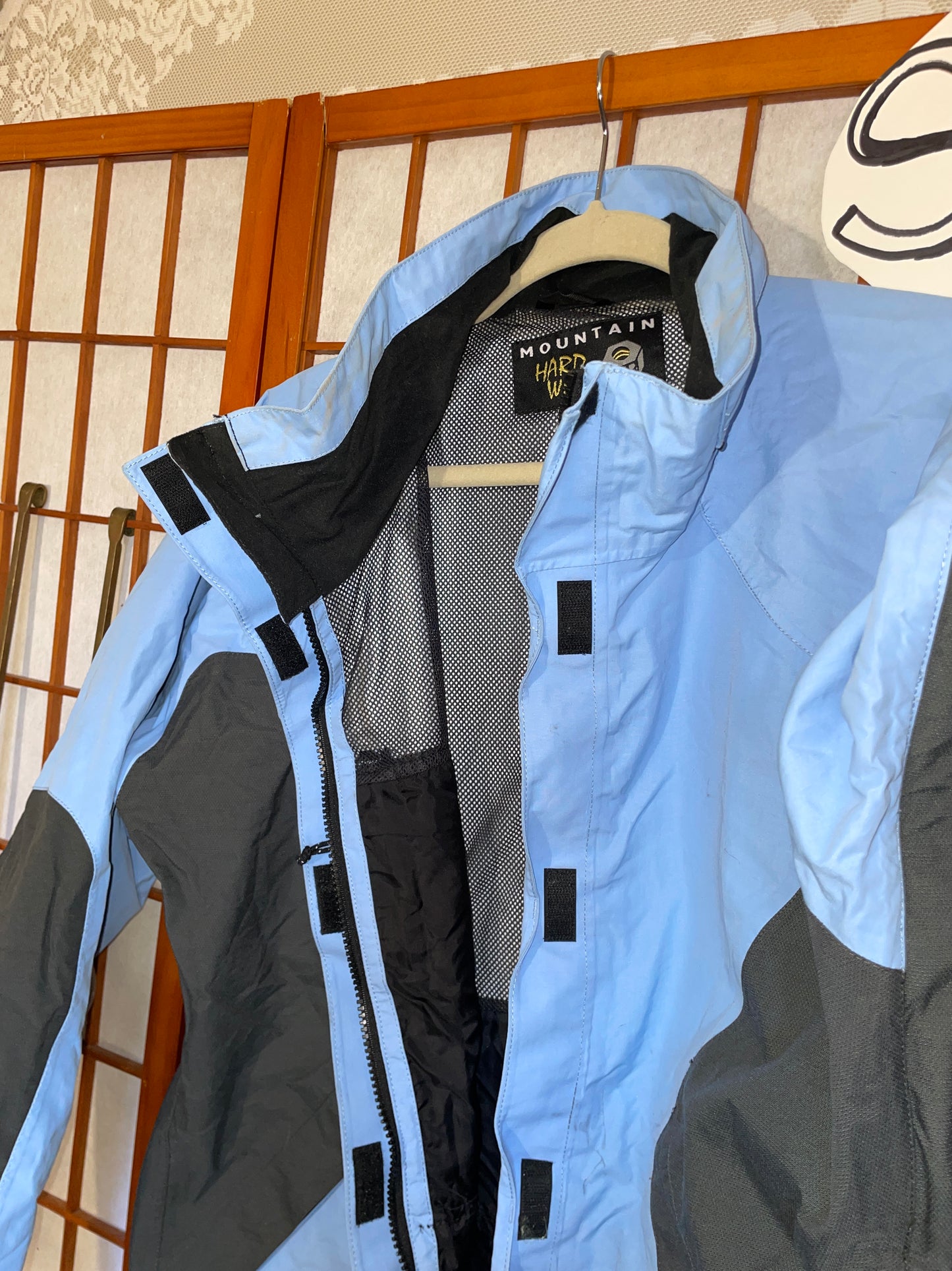 Blue Blocks Tough Rain Jacket