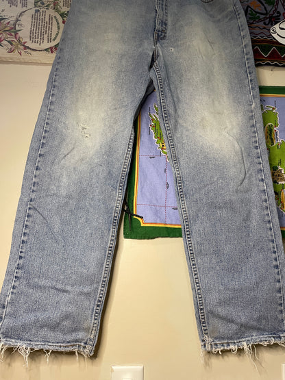 Levi's 554 Jeans Men 36 x 32 Tag Denim USA Made Vintage