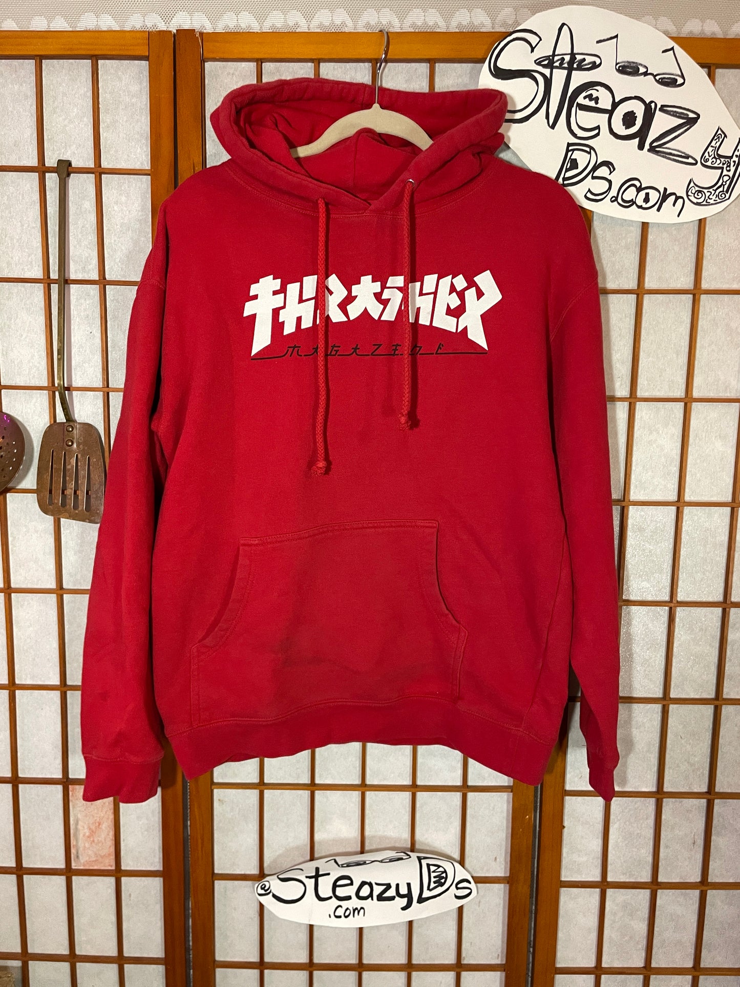 Kanji Magazine Japanese Thrasher Hoodie