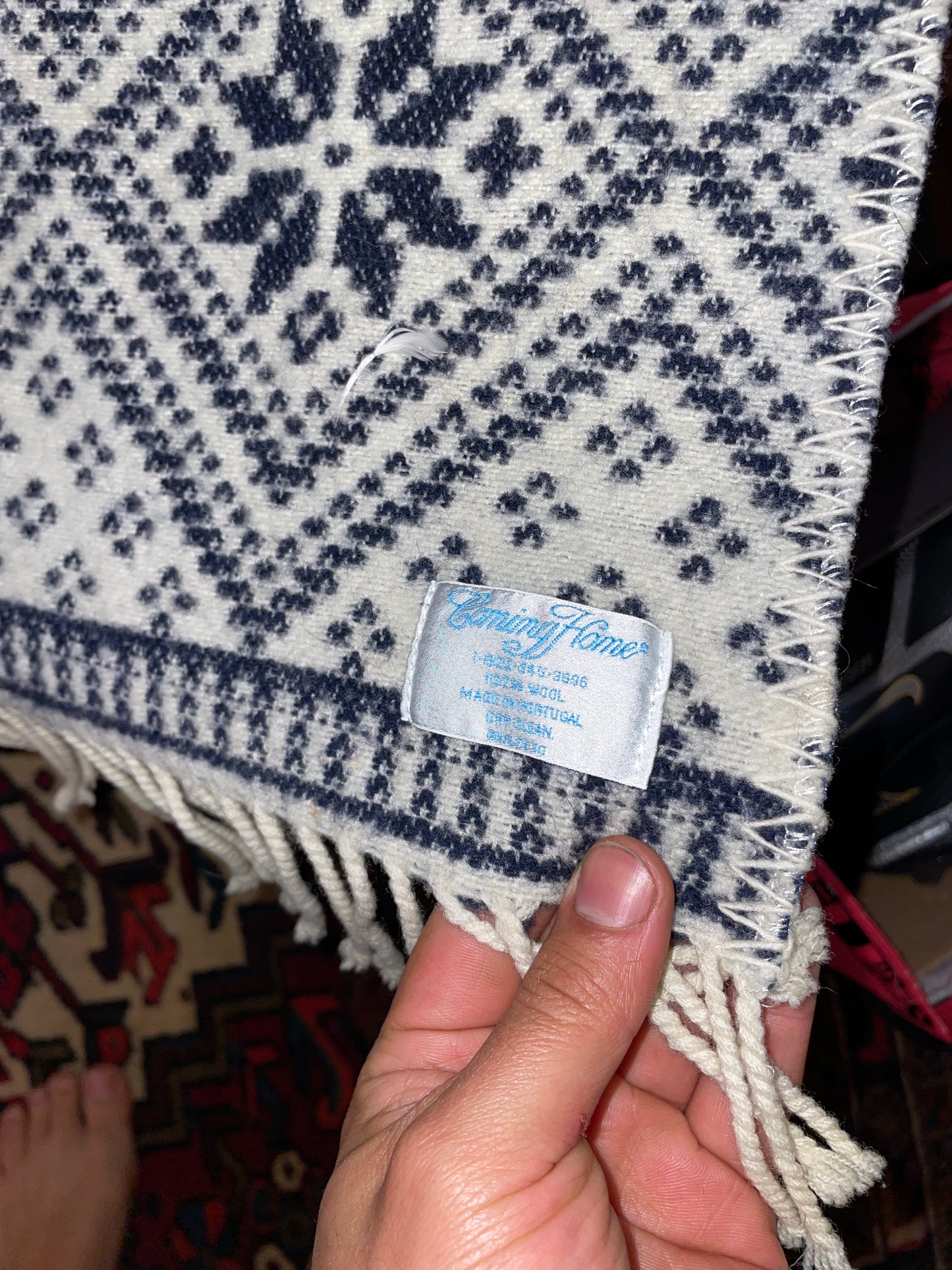 Nordic-Like Snow Blanket, Wool