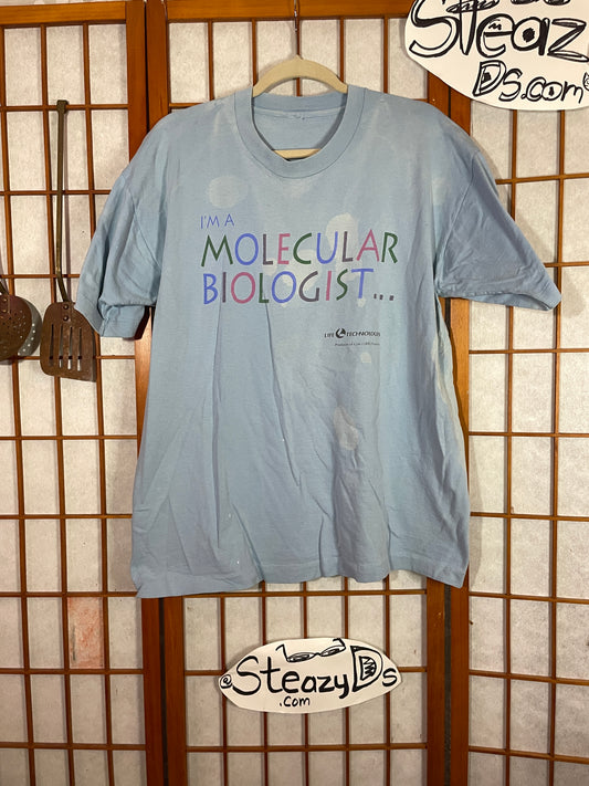 Biologist Shirt Sun Faded Single Stitch T Shirt Large