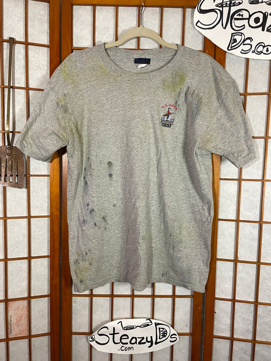 Golf T Shirt Natural Tie Dye T Shirt Medium