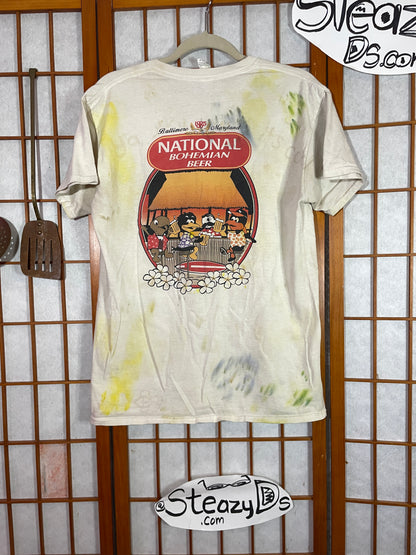 Vintage Nature Tie Dye T Shirt Medium Baltimore Orioles Ravens Natty Boh