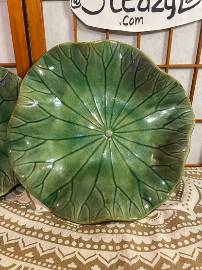 Omniscient Lily Pad Plates, Arhaus