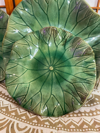 Omniscient Lily Pad Plates, Arhaus