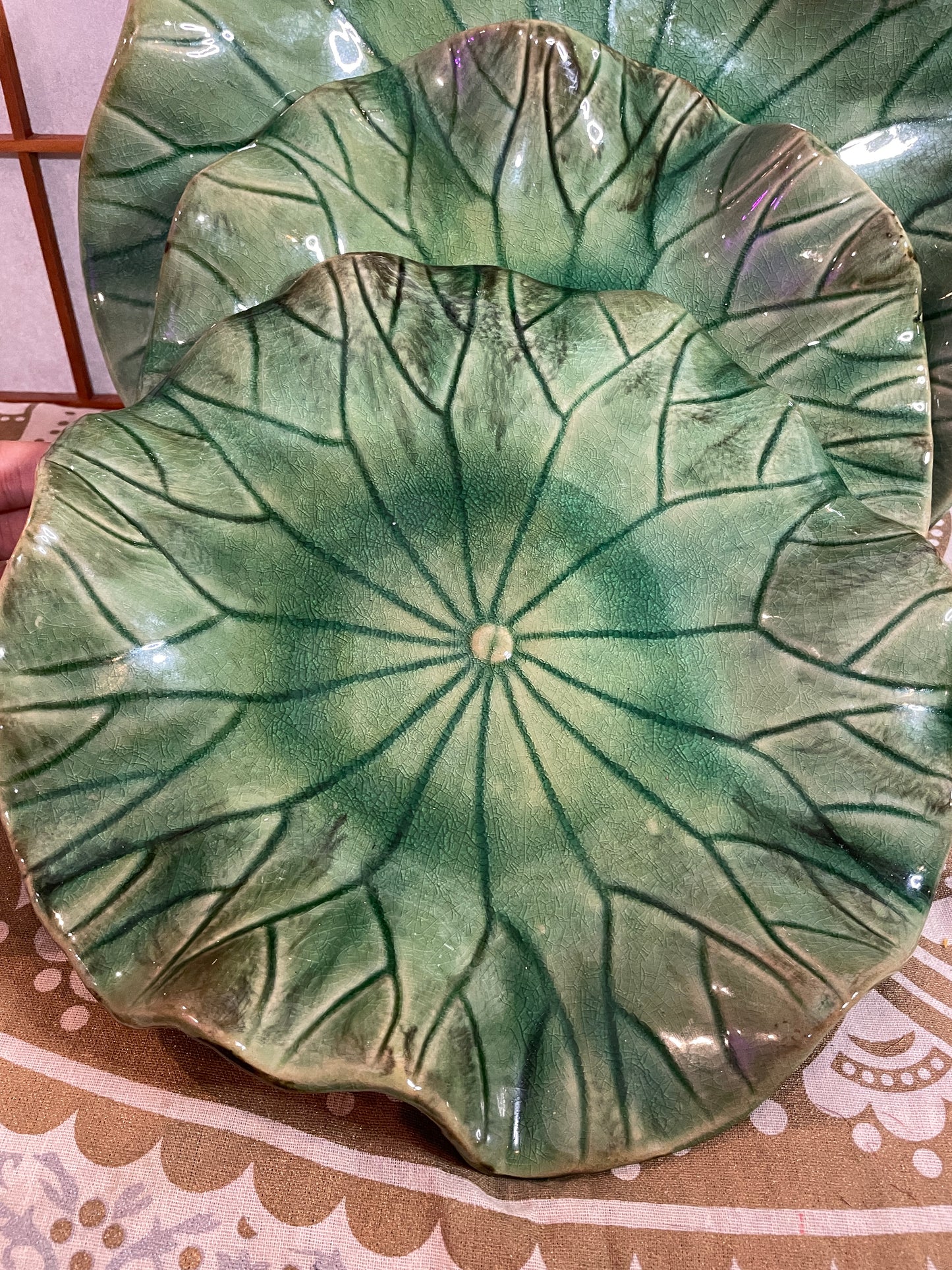 Omniscient Lily Pad Plates, Arhaus