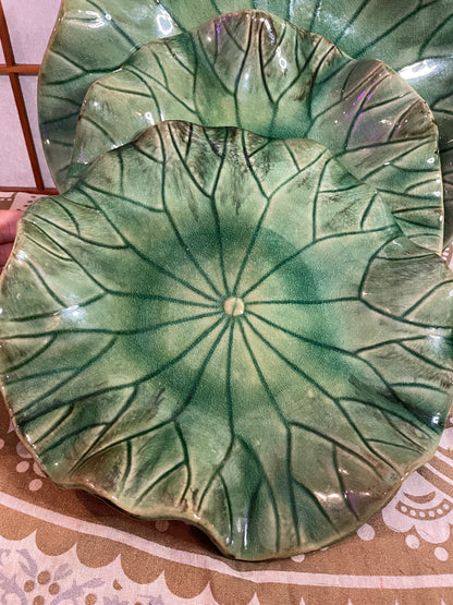 Omniscient Lily Pad Plates, Arhaus