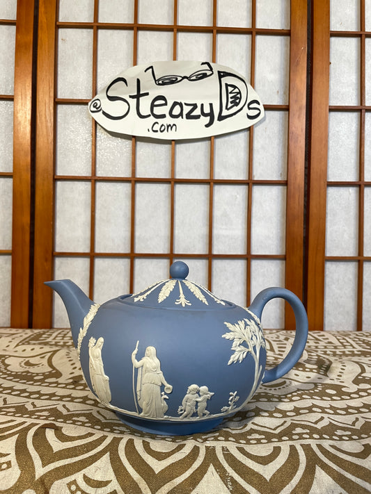 Pale Blue Teapot by Wedgwood England