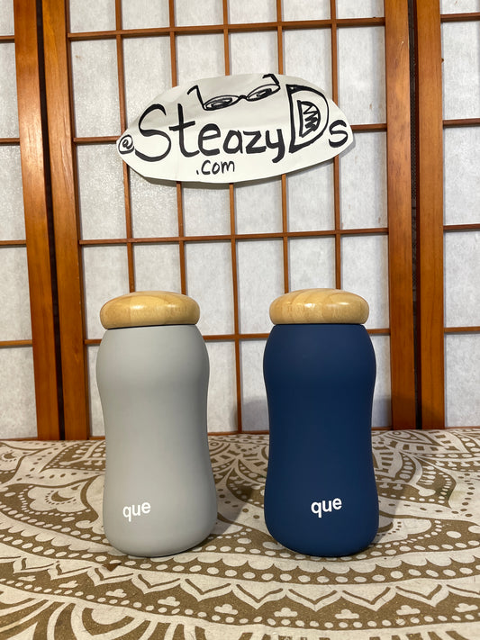 Palm Sized Bamboo Lidded On-the-Go Water Bottles