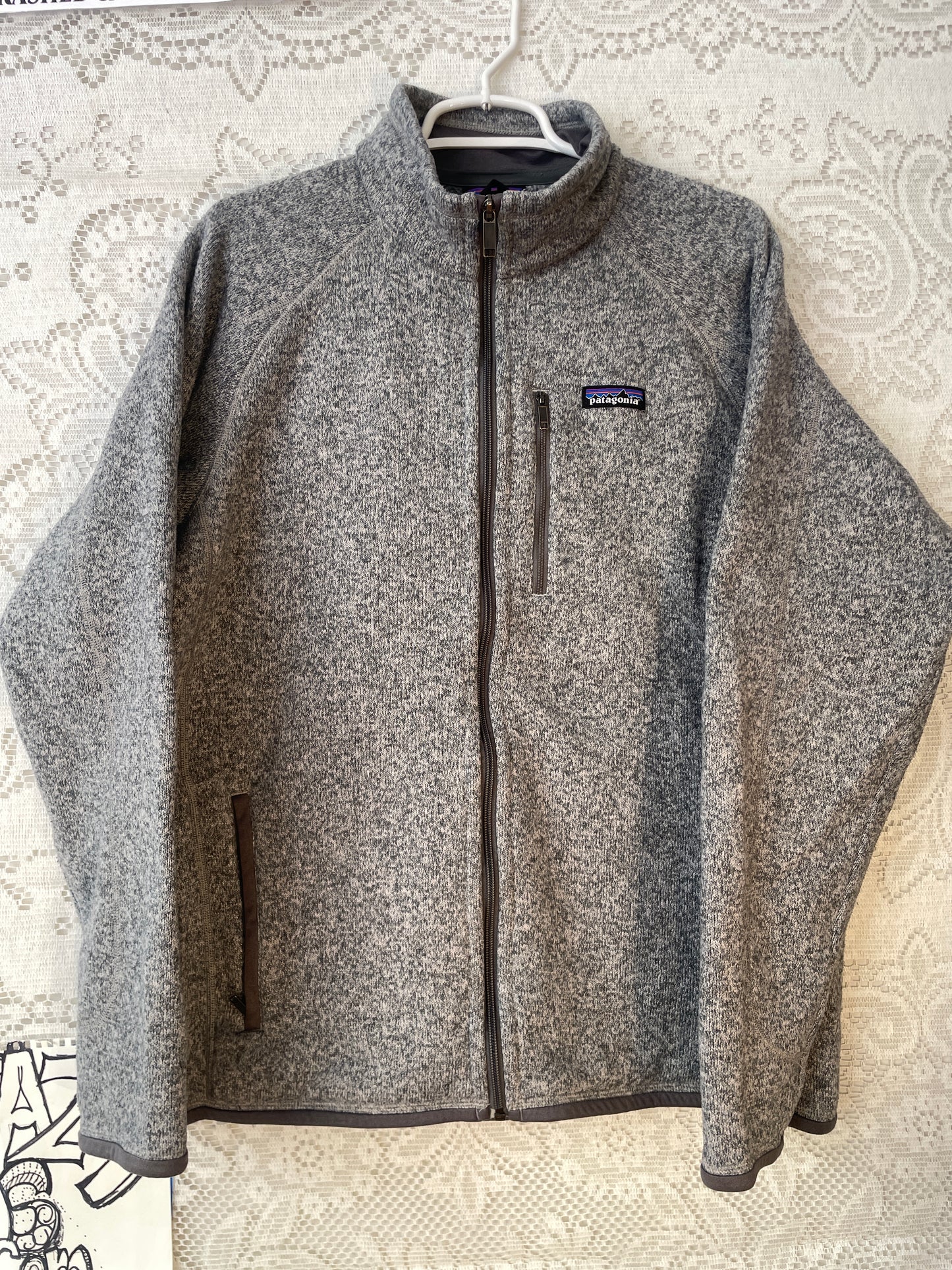 Patagonia Better Sweater Large Gray Full Zip Jacket