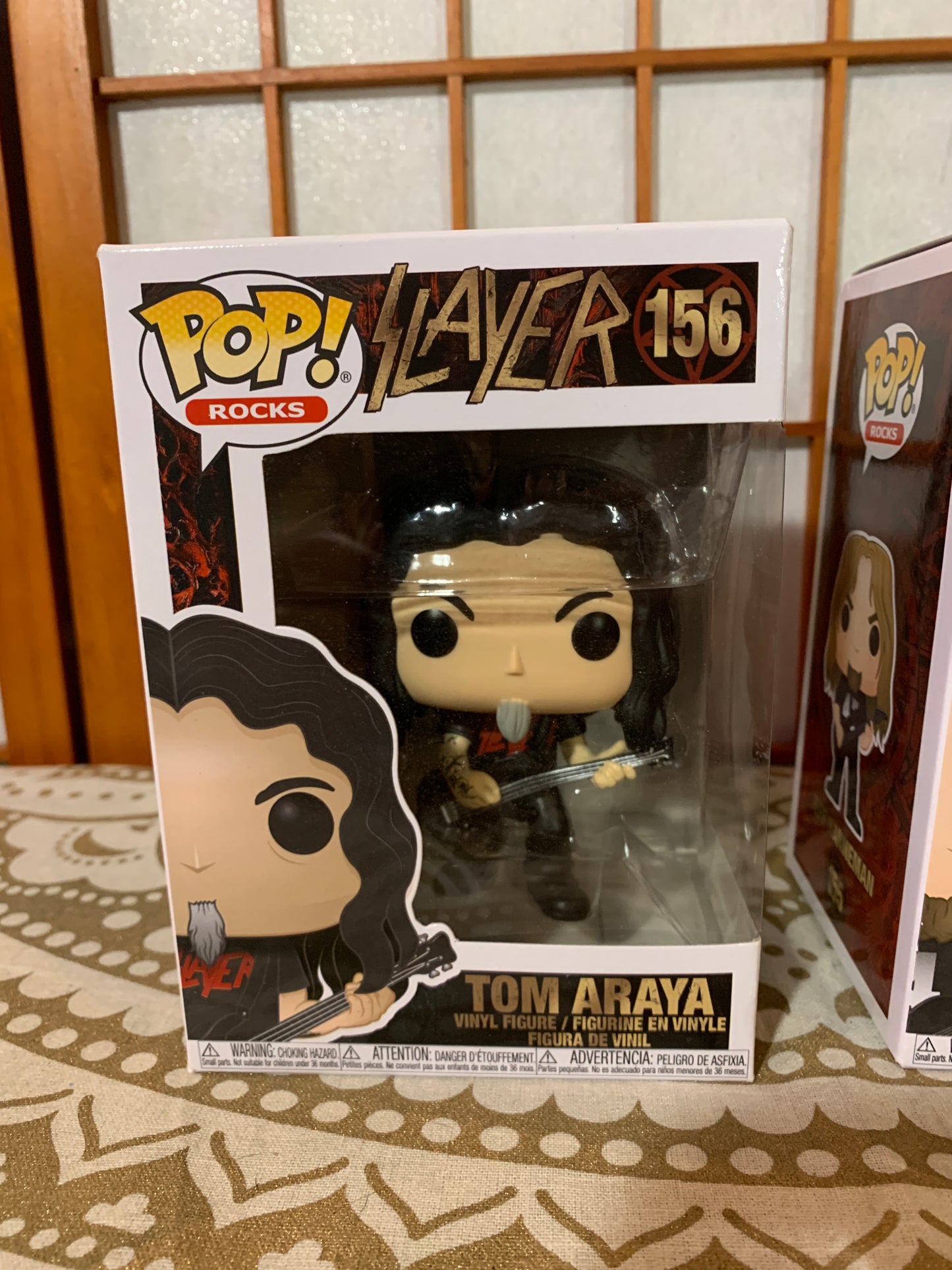 Slayer Funko Pop set Jeff Hanneman Tom Araya 156 155