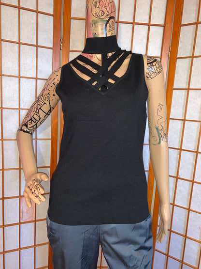 Silk Chest Cage Tank, Cache