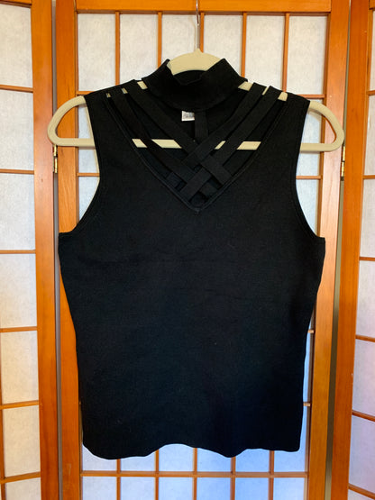 Silk Chest Cage Tank, Cache