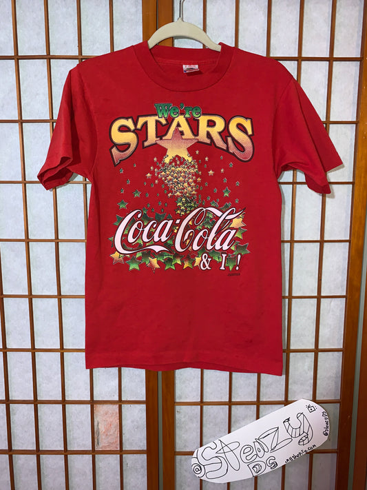 Cat and Stars Coca-Cola Shirt