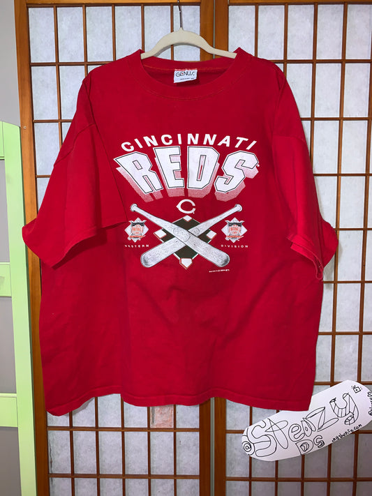 CINCINATTI REDS 1993 Division Champs Shirt, Genius