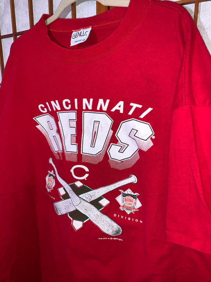 CINCINATTI REDS 1993 Division Champs Shirt, Genius