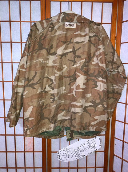 Rugged, Reversible Camo Jacket (WITH PATCHES)