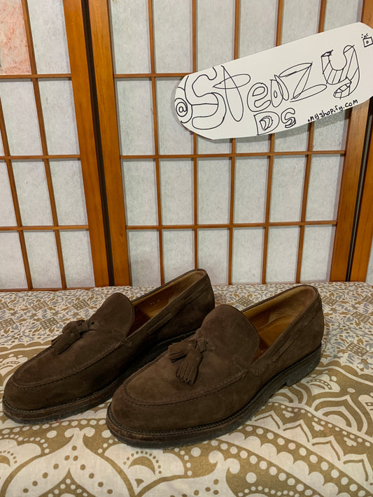 Ready to Tassel Suede Loafers