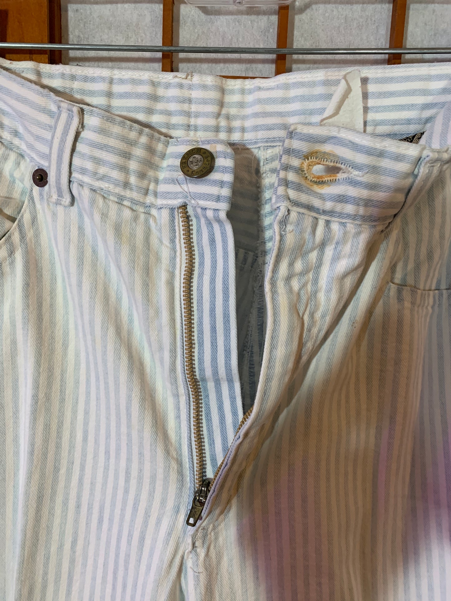 Striped French Country Jeans, Express Vintage