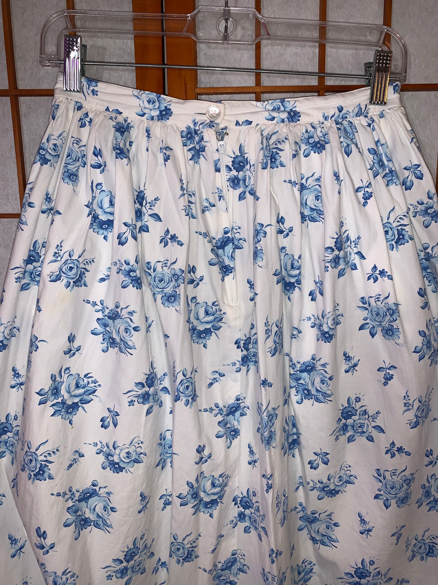 Heavenly Blue Floral Skirt