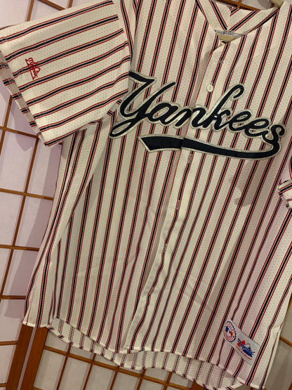 Majestic Yankees Candy Cane Jersey